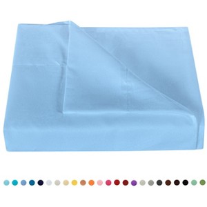 Brushed Microfiber Flat Sheet Only, Super Soft Hotel Quality Top Sheet - NTBAY - 1 of 4