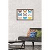 Trends International Watercolor Butterflies Framed Wall Poster Prints - 2 of 4