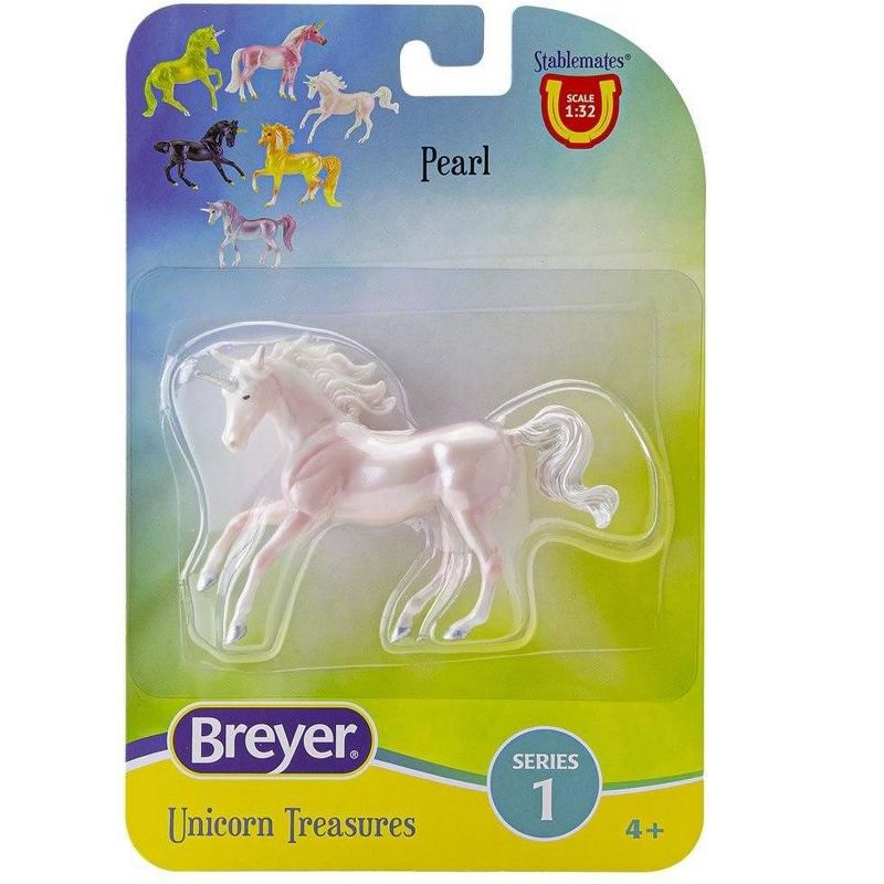 Breyer Animal Creations Breyer Unicorn Treasures 1:32 Scale Model Horse | Pearl, 1 of 2