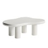 NicBex Cream Style Cloud Coffee Table with Solid Legs,Funky Minimalist Tea Table,Center Table for Living Room - 4 of 4