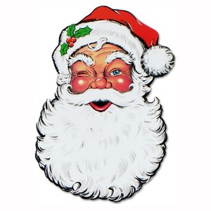 Beistle 26" Display Santa Face Cutouts 5/Pack 22017 - 1 of 1