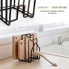 LunaLulinlk Cutting Board Rack w 2 Adhesive Hanging Hooks Chopping Board Organizer Stand Holder Kitchen Countertop - 4 of 4