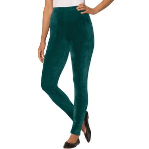 Woman Within Velour Legging - 1 of 4