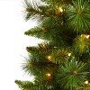 Nearly Natural 3-ft New Haven Pine Artificial Christmas Tree with 50 Warm White LED Lights and 93 Bendable Branches - 3 of 4