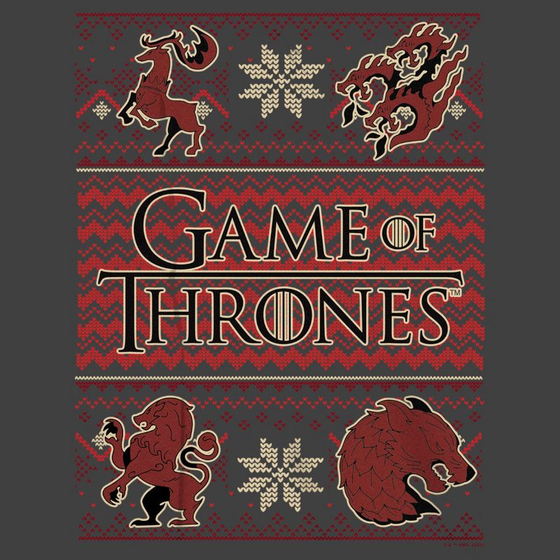 Men's Game of Thrones Christmas Ugly Sweater Sweatshirt, 2 of 5