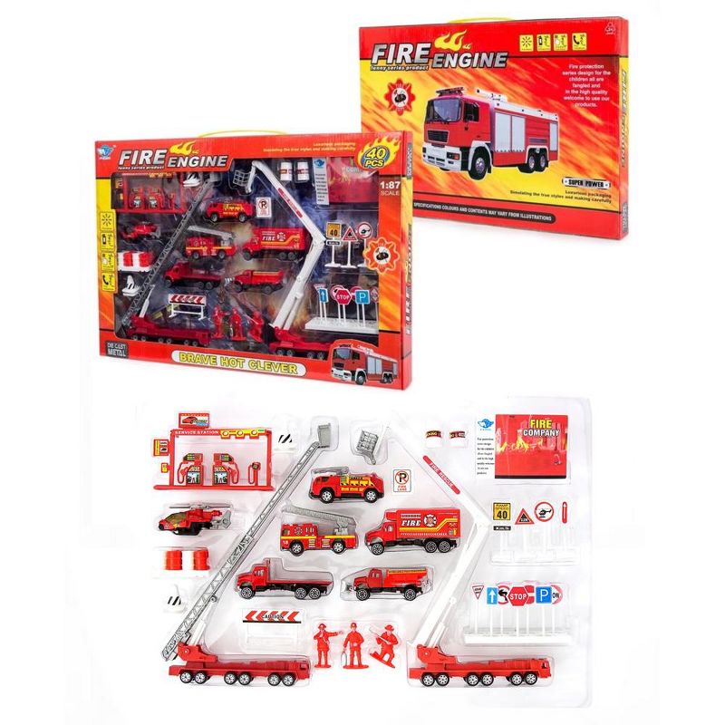 JP3107 Big-Daddy Fire Rescue 40+ Toy Play Set To Create a Perfect Emergency Scene, 2 of 7