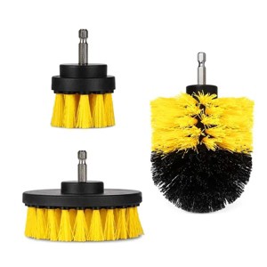Racxily 3Pcs/Set Drill Brush Power Scrubber Cleaning Brush for Car Carpet Wall Tile Tub Cleaner Combo - 1 of 4