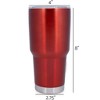 100 North 30 Ounce Stainless Steel On the Go Travel Tumbler With Push Top Lid, New Year Same Hot Mess Red - 2 of 4