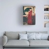 Trademark Fine Art -John William Waterhouse 'The Crystal Ball' Canvas Art - 2 of 4