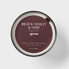 19.3oz Wooden Wick Jar Candle Black Violet and Oud - Threshold™ - 4 of 4