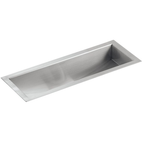 Kohler K 3179 Undertone 22 Single Basin Under Mount 16 Gauge Stainless Steel Kitchen Sink