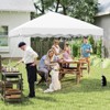 Tangkula 10 X 10 FT Pop up Canopy Tent Portable Foldable Patio Shelter w/ Wheeled Bag - 4 of 4