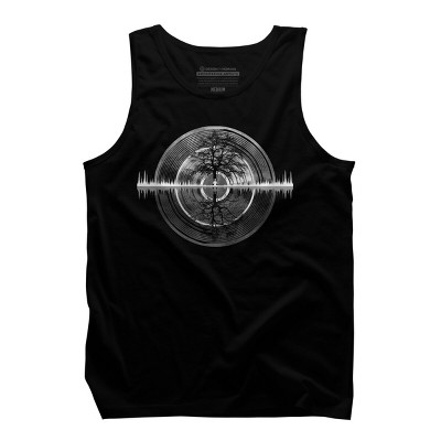 Men's Design By Humans Nature Sounds Night Oak Tree By Maryedenoa Tank Top
