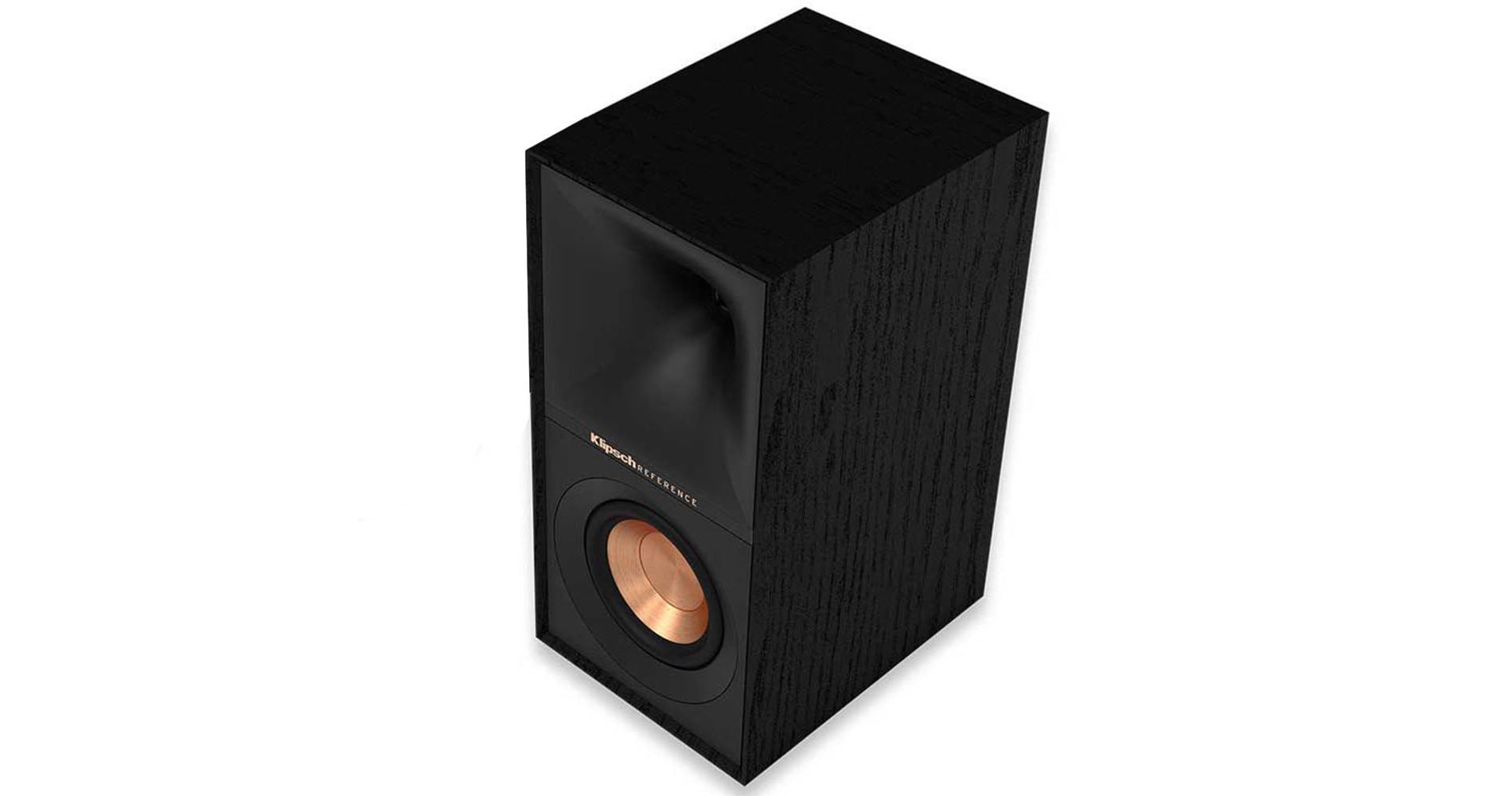 Klipsch Reference Next-Generation R-40M Horn-Loaded Bookshelf Speakers with 4? Spun-Copper Woofers for Best-in-Class Home Theater Sound in Black