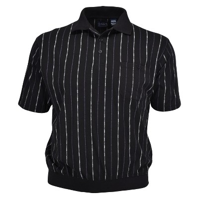 Falcon Bay Men's Short Sleeve Banded Bottom Sport Shirt | Black Xx ...