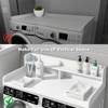 KTMBDW Laundry Countertop with 2-Tier Shelf Universal Fit, Washer and Dryer Countertop with Storage Space, Shelf Height 12 Inches - 4 of 4