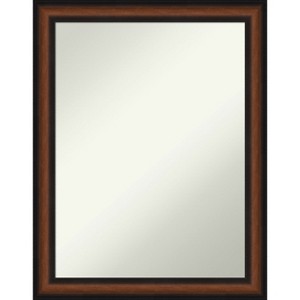 Amanti Art Yale Walnut Non-Beveled Framed Wall Mirror - 1 of 4