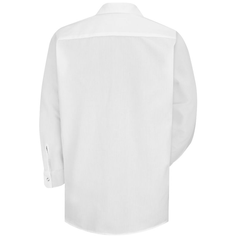 Red Kap Men's Long Sleeve Specialized Pocketless Polyester Work Shirt, 2 of 3