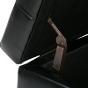 Cosmopolitan - Storage Ottoman - Midnight Black - 2 of 4