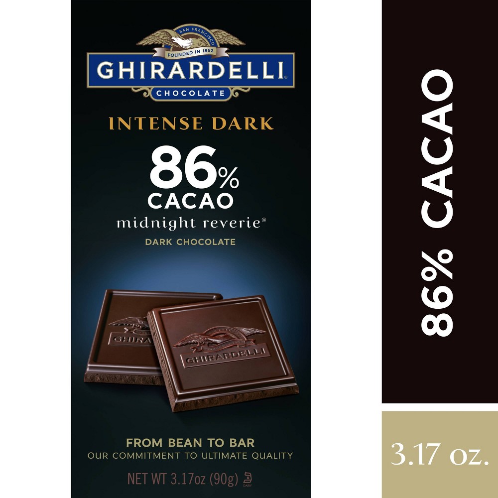 UPC 747599607257 product image for Ghirardelli Intense Dark 86% Midnight Reverie Chocolate Bar - 3.17oz | upcitemdb.com