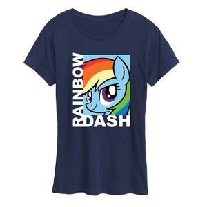 Women's - My Little Pony - Character Block Rainbow Dash Short Sleeve Graphic T-Shirt - 1 of 4