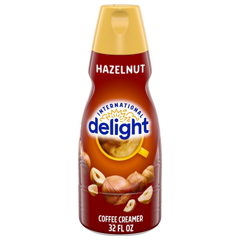 International Delight Hazelnut Coffee Creamer - 1qt  (32 fl oz) Bottle, 1 of 13