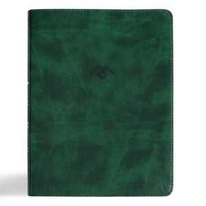 CSB Men of Character Bible, Revised and Updated, Forest Leathertouch - by  Csb Bibles by Holman & Gene A Getz (Leather Bound) - 1 of 1