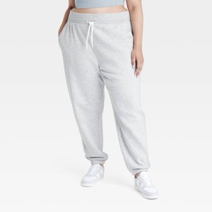 Women's Fleece High-Rise Jogger Sweatpants - All In Motion™ - 1 of 3