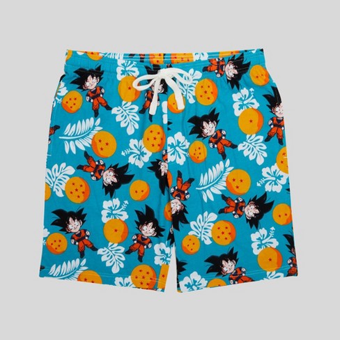 Men's 9 Dragon Ball Z Tropical Pajama Shorts - S