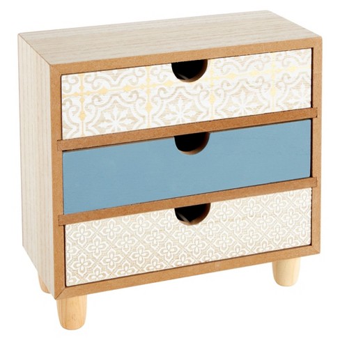 Wood Jewelry Box + Drawers