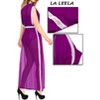 LA LEELA Women's Summer Vacation Beachwear Long Bathing Suit Open Front Soft Beach Holiday Swimwear Coverups Duster Cardigan - 2 of 4