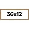 PosterPalooza | 36x12 Wood Antique Frame with UV Acrylic, 4 Finishes: Bronze, Gold, Silver, and Black - 2 of 4
