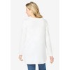Woman Within Plus Size Perfect Long-Sleeve V-Neck Tunic - 3 of 4