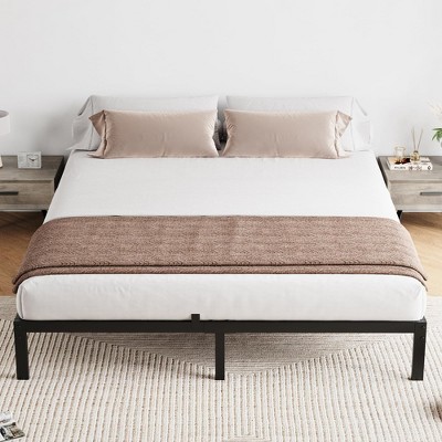 Twin Bed Frame, 6 Inch Heavy Duty Metal Twin Size Platform Bed Frame with Steel Slat Support