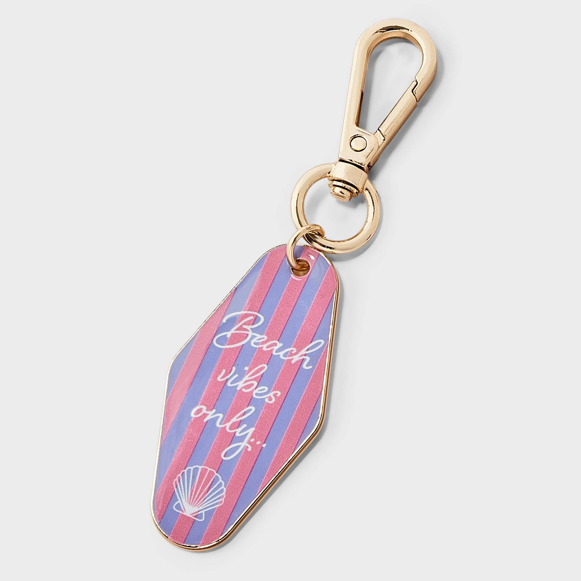 Girls' Beach Vibes Only Bag Charm - art class™ Pink/Gold