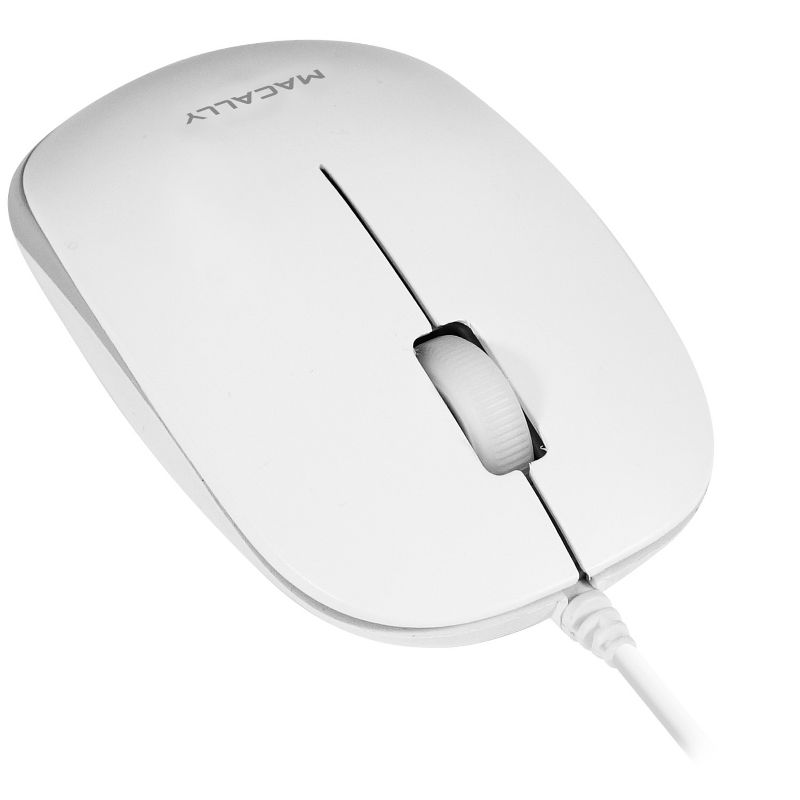 Macally USB-C Wired Computer Mouse with 3 Soft-Click Button & Scroll Wheel for Windows PC, Apple Ma, 5 of 8
