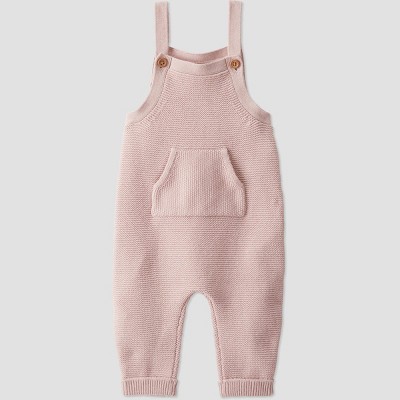 Image of Little Planet by Carter's Organic️ Baby Girls' Sweater Knit Pull-On Pants - Pink 3M
