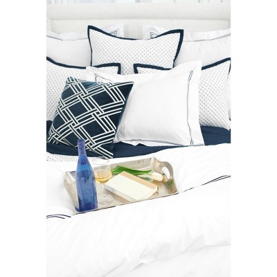 Mavis 18" Embroidered Velvet Square Throw Pillow