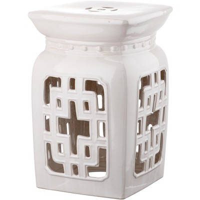 Beijing Filigree Garden Stool - Indoor/Outdoor - ACS4538 - Safavieh