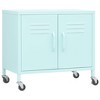 VidaXL Storage Cabinet Mint 23.6"x13.8"x22" Steel - image 2 of 4