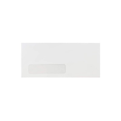 JAM Paper #10 Business Window Envelopes 4.125 x 9.5 White 1633173CF