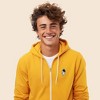 Dalix Astronaut Embroidered Hoodie Fleece Sweatshirt Zip Front Mens - 4 of 4
