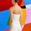 Womens Tube Tops Twist Front Summer Strapless Sleeveless Tank Tops Going Out Camisole Knit Beach Vacation Outfits - 4 of 4