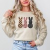 Simply Sage Market Women's Graphic Sweatshirt Triple Bling Bunnies  - M - Dust - 2 of 3
