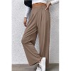 Wide Leg Slacks for Women  Pants Casual Slacks Reverse Pleated Pants Business Casual Pants High Waisted 26''/28'' Dress Pants - 4 of 4