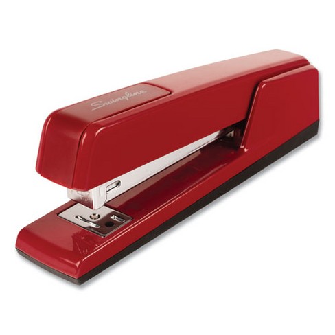 Swingline 747 Classic Full Strip Stapler, 30-Sheet Capacity, Lipstick Red