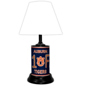 NCAA 18-inch Desk/Table Lamp with Shade, #1 Fan with Team Logo, Auburn Tigers - 1 of 3