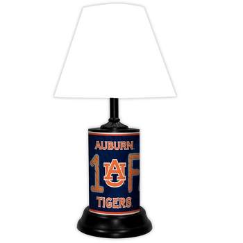 NCAA 18-inch Desk/Table Lamp with Shade, #1 Fan with Team Logo, Auburn Tigers