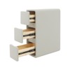 YIYIBYUS Bedside Table with 3 Drawers, Modern Small Narrow Nightstand - 4 of 4