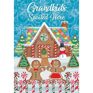 Briarwood Lane Christmas Garden Flag 18x12.5 For Outdoor Grandkids Spoiled Here Fall Garden Flag Flag For Christmas Garden Flag Flags For Outside - 1 of 4